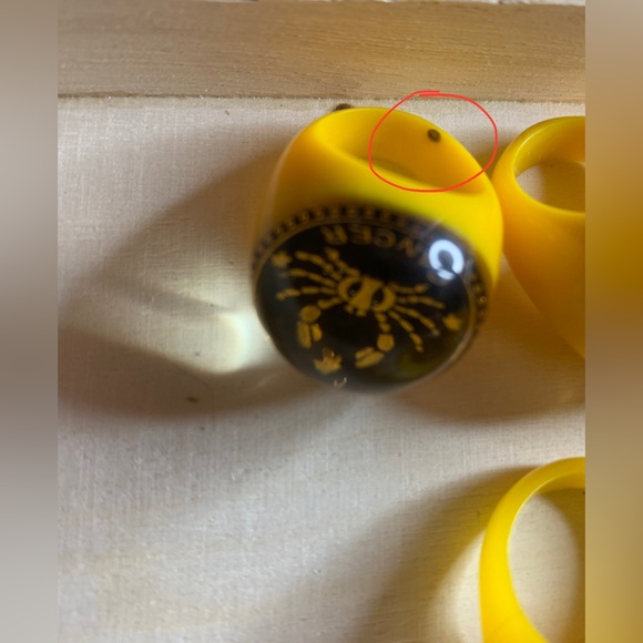 zodiac CANCER dome NEW Vintage cocktail ring - Picture 10 of 11